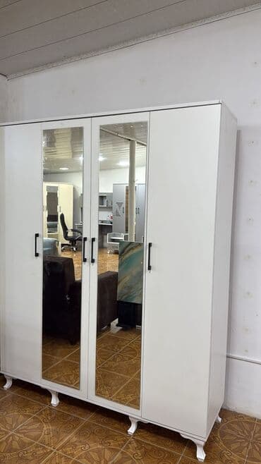 балконный шкаф: Новый, Распашной, 4 двери Прямой шкаф, Гардеробный шкаф, Азербайджан — 6