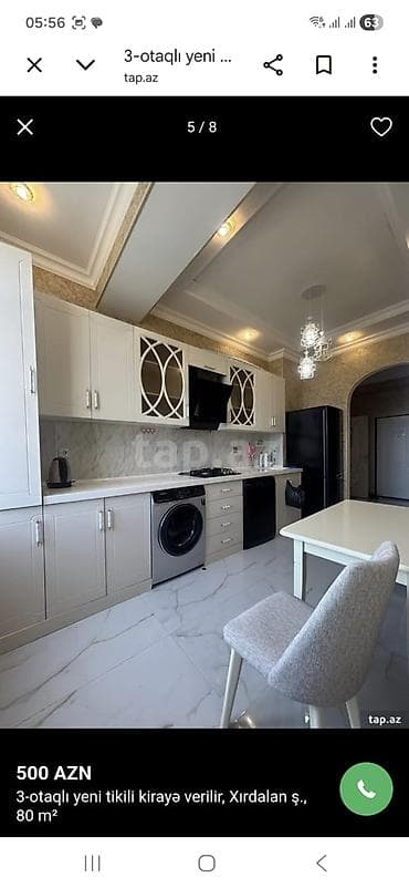 28 may kiraye: 3 otaqlı ev yerlesır 28 May metrosunun yanındaki bınada 2 Cı mertebede — 5