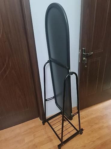 lampali guzgu: Güzgü Döşəmə üstü, Oval, Makiyaj üçün, Çərçivə ilə — 2