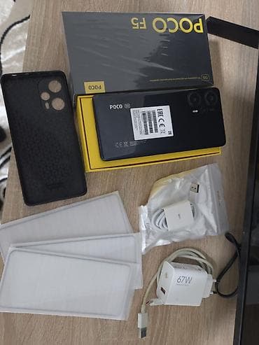 jbl qapi kalonkalari: Poco F5, 256 GB, rəng - Qara, Sənədlərlə — 1