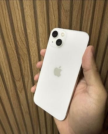 IPhone 13, 128 GB, Ağ, Zəmanət, Simsiz şarj, Face ID