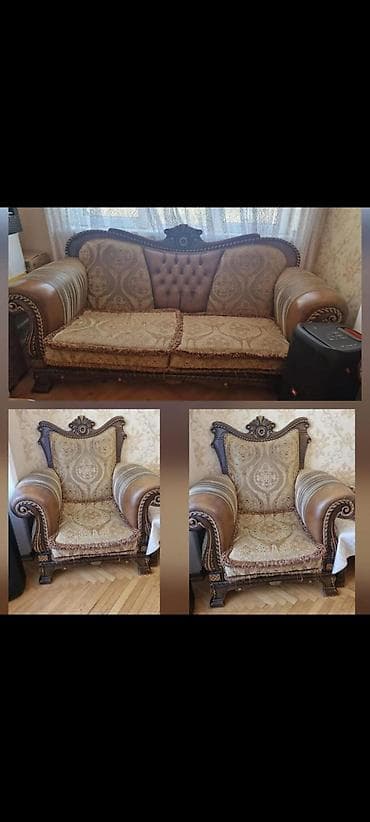 divan krislo: İşlənmiş, Divan, 2 kreslo — 1