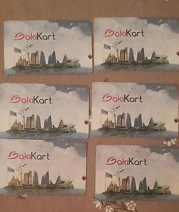 Ev və bağ: BakıKart nəqliyyat kartları - Şəkildəki dizayna malik BakıKart — 1