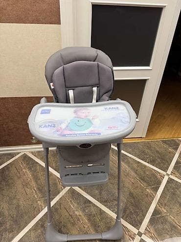 süd sagan: Kanz uşaq yemək stulu – boz rəng Xüsusiyyətlər: - Rahat və yumuşaq — 1