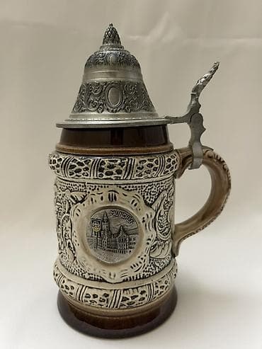 Fincanlar, rəng - Bej, Keramika, 1 əd, 500 ml, Almaniya