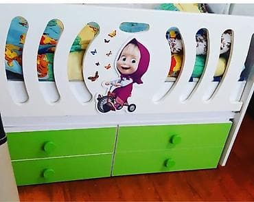 yerden saat: Oğlan və qız üçün, Çarpayı, Bazalı, Matrassız, Siyirməli — 1