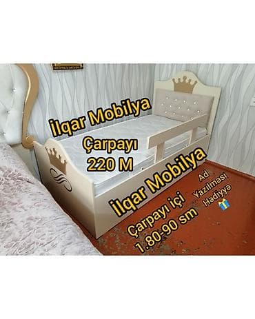 ucuz kravat: Oğlan və qız üçün, Yeni, Çarpayı, Bazasız, Matrassız, Siyirməsiz — 1