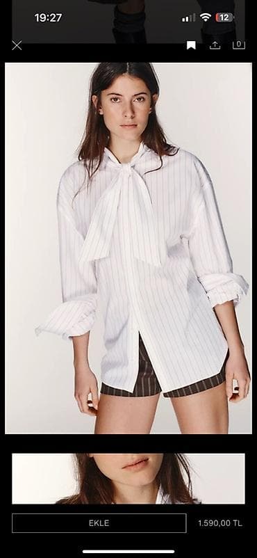 ZARA qadın köynəyi – model 2055/226 Yenidir etiketi uzerindedir — 2