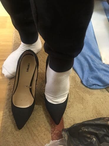 женские бордовые туфли: Туфли, Размер: 36.5, цвет - Черный, Новый — 2