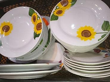 kahla made in gdr: Nahar dəsti, rəng - Ağ, Farfor — 1