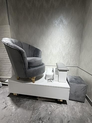 Salon, tibbi mebel dəsti: Pedikür üçün komfortlu salon stendi və kreslo dəsti - Dəst tərkibi — 3