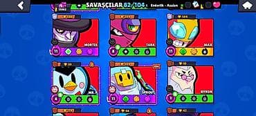 Digər aksesuarlar: Brawl Stars hesabı – zəngin kolleksiya və yüksək səviyyələr - Kupa — 3