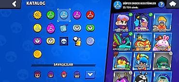 son zeng dekoru: Brawl Stars hesabı – zəngin kostyum kataloqu və yüksək irəliləyiş — 3