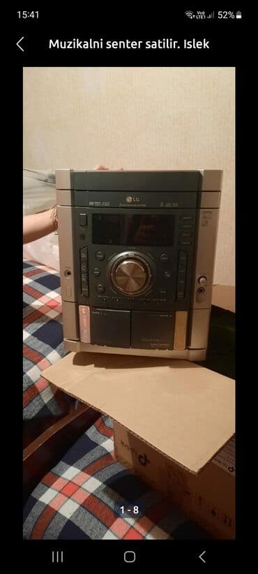 Minidisk və disk pleyerlər: Muzikalni senter. islekdi. ustunde elave iki kalonkada verilir. qiymet — 1