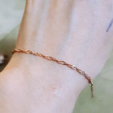 tek qizil gul qiymeti: Bilərzik, Çəhrayı qızıl, 585 Əyar, 135 g — 1