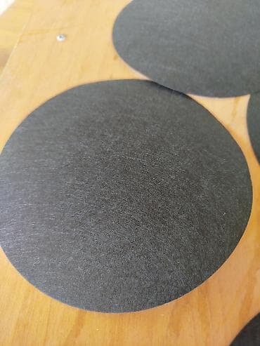 Qara dairəvi keçə altlıqlar (set) Pivə Bokal altlığı 1000 ədəd var - — 2