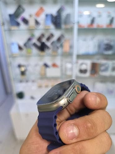 Личные вещи: Apple Watch Ultra üslubunda ağıllı saat - Korpus: titan rəngli — 3