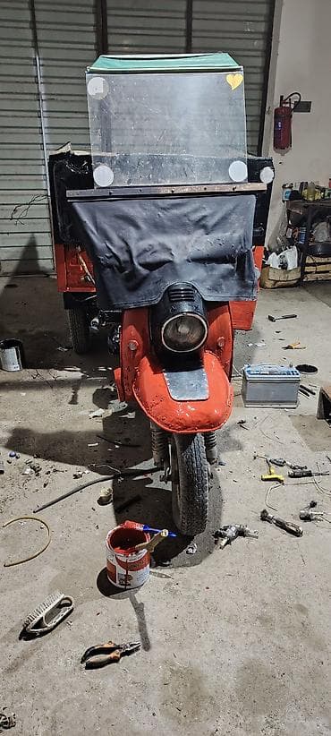 kvadratsikl satisi: Yükdaşıma üçün üçtəkərli motoqoşqu - Korpus: metal yük platforması — 10