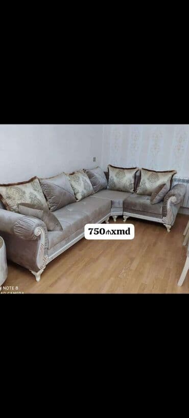 угловые диваны в баку: Угловой диван, Раскладной, Ткань — 26