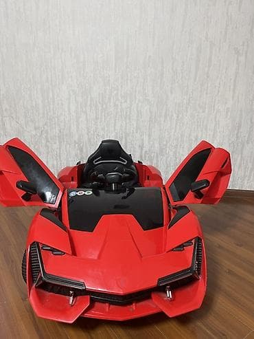 Uşaq geyimi və ayaqqabıları: Uşaq üçün elektrikli miniatür idman avtomobili - Rəng: qırmızı — 3