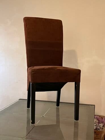 Masa və oturacaq dəstləri: Qonaq otağı üçün, İşlənmiş, Açılmayan, Dördbucaq masa, 6 stul — 4