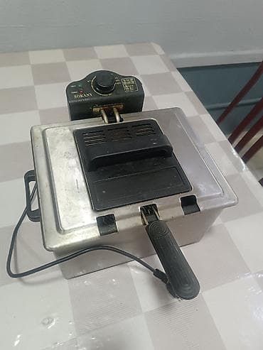 şteker: SOKANY elektrik fritözü - Paslanmayan polad gövdə, çıxarıla bilən — 2