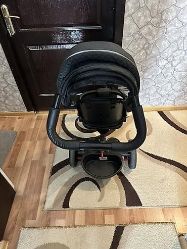 Uşaq üçün 3 təkərli velosiped-araba (tricycle) - Rəng: qara - — 4