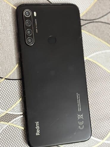пароварка купить в баку: Redmi Note 8, 64 ГБ, цвет - Черный, Отпечаток пальца, Face ID — 1
