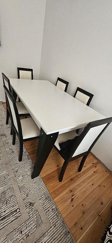 Ресторанная мебель: Для гостиной, Б/у, Нескладной, цвет - Белый Стул — 1