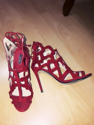 basanoşkalar 2024: Ölçü: 38, rəng - Qırmızı, İşlənmiş — 4