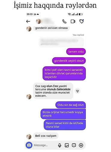 rus dili muellimesiyem: Peşəkar Tərcümə və Təstiq Xidməti Bütün Dillərdə Tərcümə olunan — 7