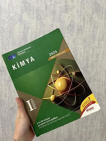 qolf topu: Məhsul: Kimya 2025 – Test Toplusu (DİM), I və II hissə Xüsusiyyətlər — 1