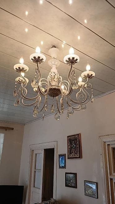 transformator satilir: Çılçıraq, 8 lampa, Xrustal — 1