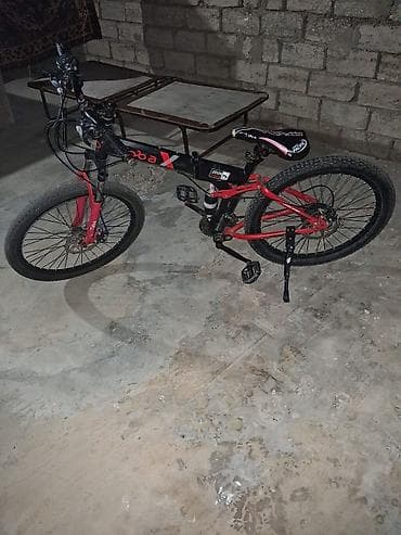 mini velosiped: Toba X dağ velosipedi - Rəng: qara/qırmızı - Çərçivə: Toba X markalı — 4