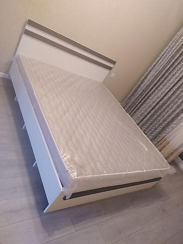 İkinəfərlik çarpayı, Bazasız, Matras ilə, Siyirməsiz