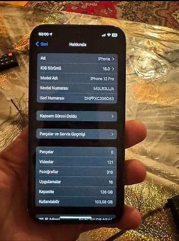 Компьютеры, ноутбуки и планшеты: IPhone 12 Pro, 128 ГБ, Синий, Face ID — 3