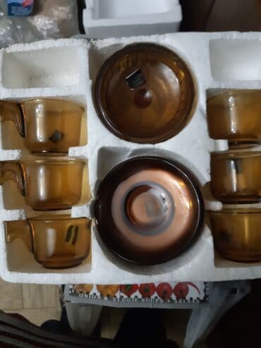 qizil destleri 2022: Çay dəsti, rəng - Qızılı — 6