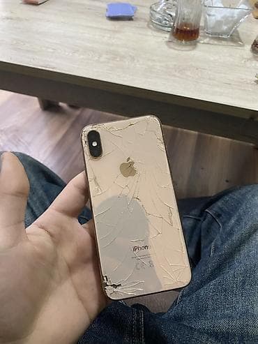 Фото и видеокамеры: IPhone Xs, 64 ГБ, Золотой, Битый — 2