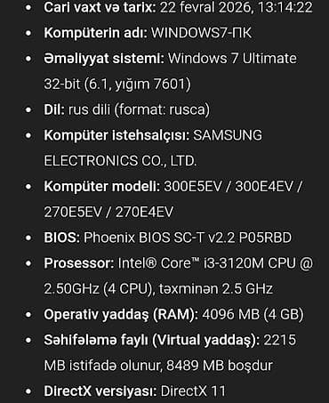 mini klaviatura: Samsung noutbuk – model 300E5EV / 300E4EV / 270E5EV / 270E4EV Texniki — 4