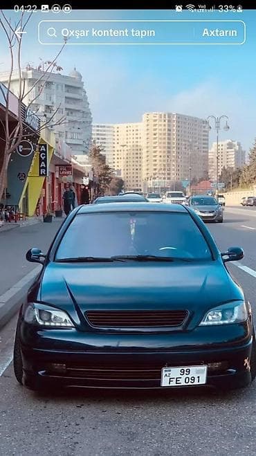 Opel Astra G sedan – ilkin odeniş 4000 11ay kiredet 375