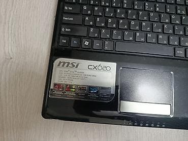 hdd usb: MSI CX620 noutbuk Xüsusiyyətlər: - Prosessor: Intel Core i3-330M (2 — 3
