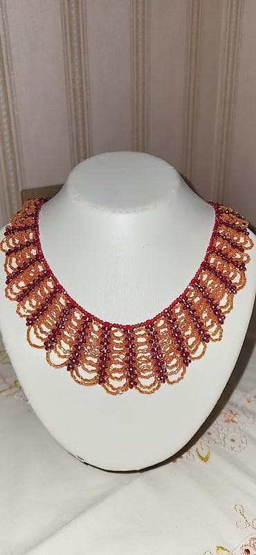 puff oda 7000: Əl işi muncuq boyunbağılar – müxtəlif dizayn və rənglər Məhsul — 4