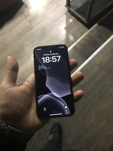 gps naviqator: IPhone X, 64 GB, Qara, Face ID — 1