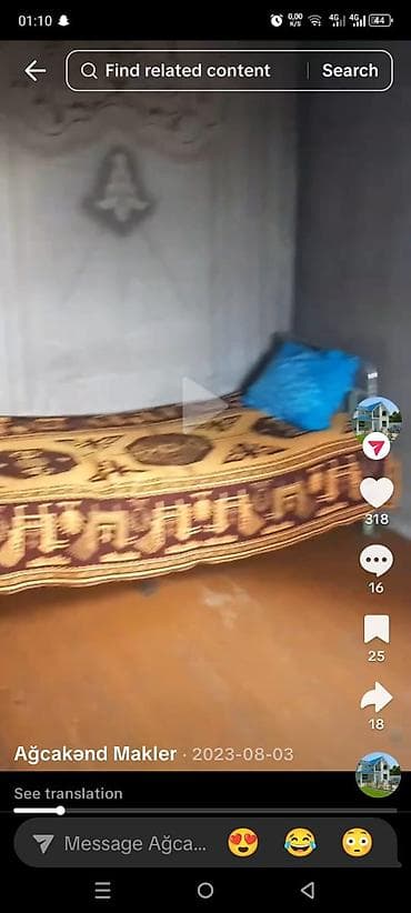 kiraye ile satilan evler: Goranboy rayonunun qaracinar kendide yerlesir cuzi endirim olacaq — 8