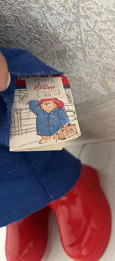 Паддингтон игрушка плюшевая. Оригинал. Новая. Высота 38 см. Куплена — 9
