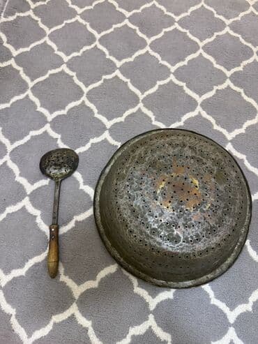 Kolleksiya üçün metal mətbəx dəsti - Dəst: delikli metal