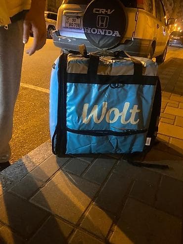 Wolt çatdırılma çantası – böyük həcmli, izolyasiyalı termal çanta -