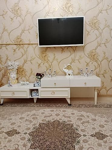 Düz TV altlığı, Polkalı, Laminat — 2