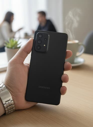 kondisioner yuyulması neçə manatdır: Samsung Galaxy A53 5G, 128 GB, rəng - Qara, Barmaq izi, İki sim kartlı, Face ID — 1