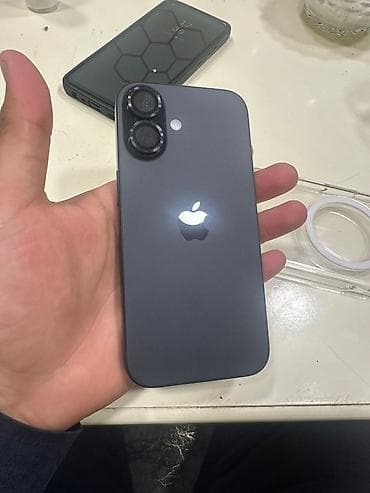 iphone x ekran: IPhone 16, 128 GB, Qara, Face ID — 1